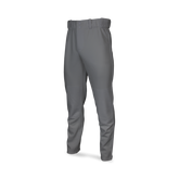 Gray Tapered Double-knit Pants